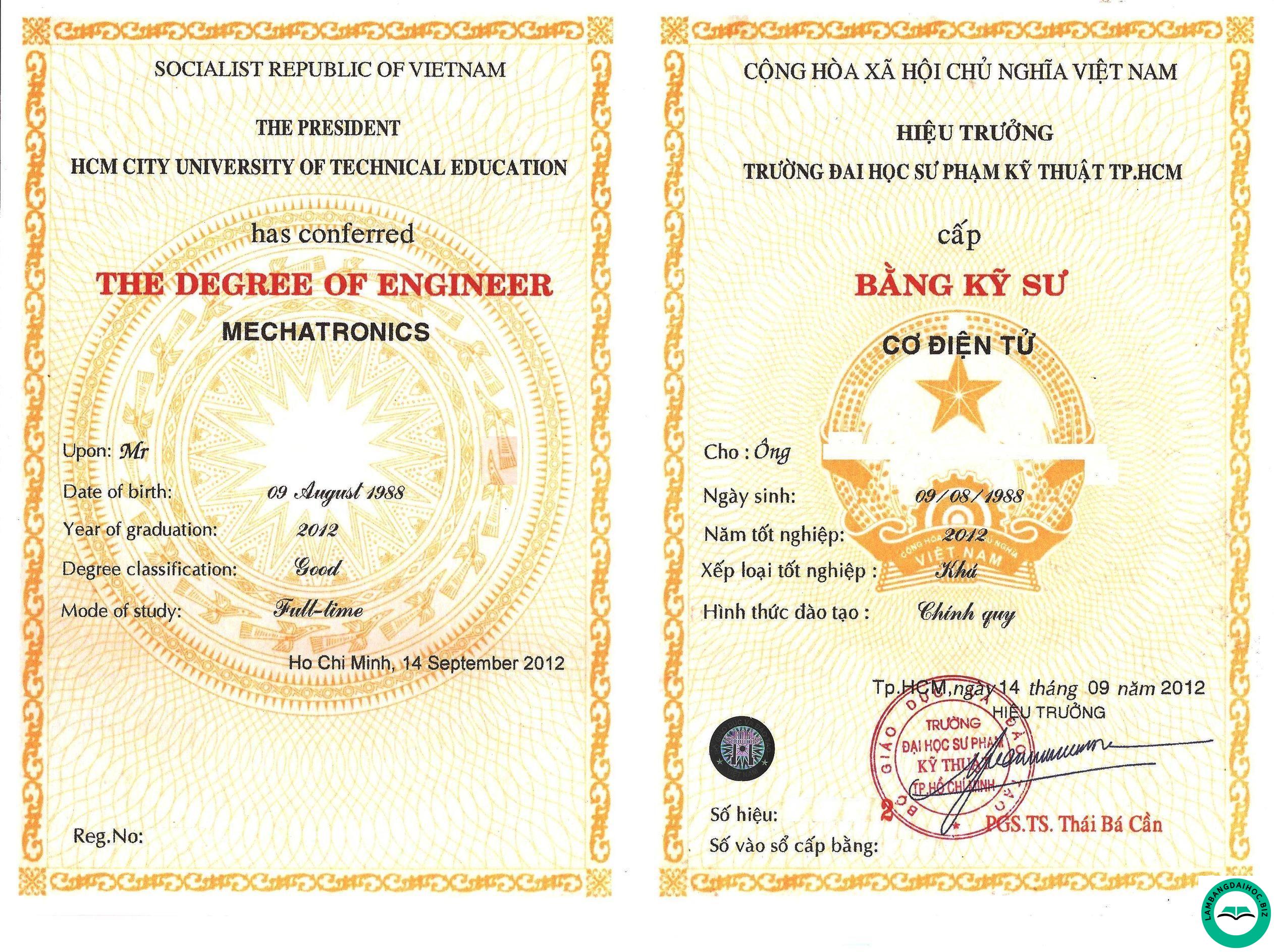 Làm bằng đại học nông lâm tphcm