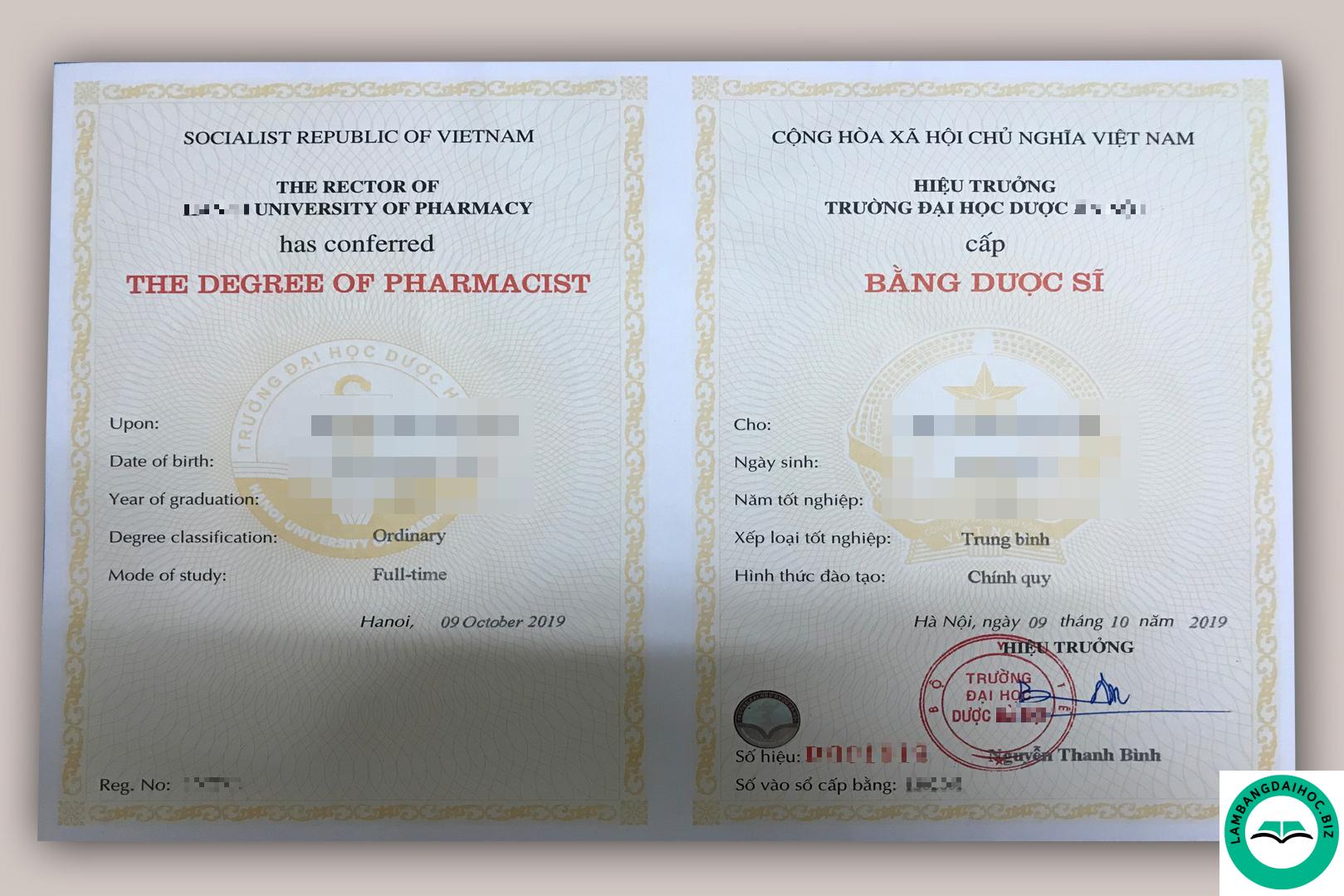 Làm bằng đại học y dược Tphcm