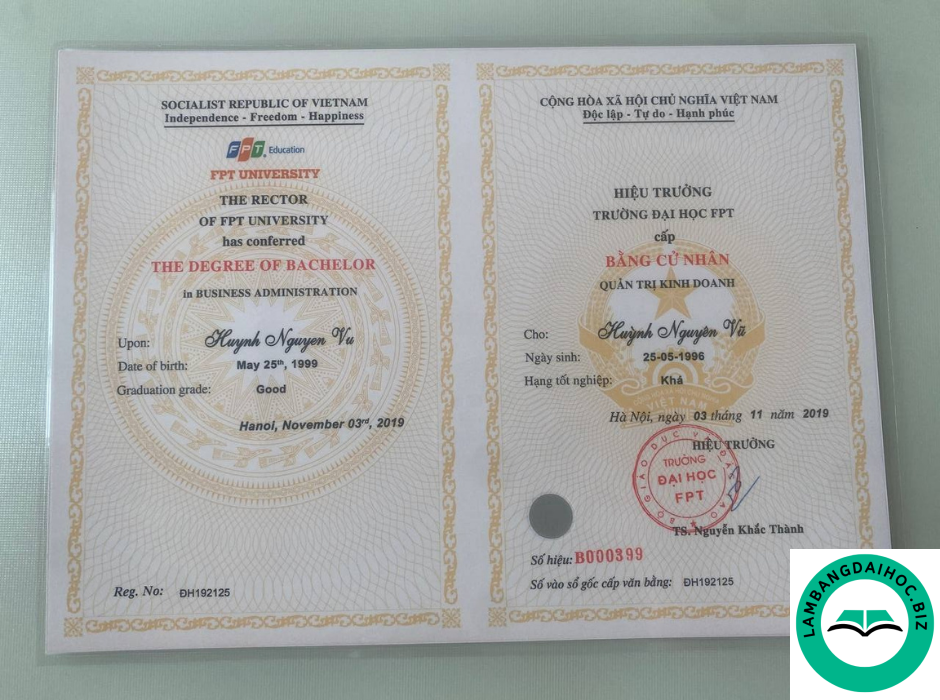 làm bằng đại học Ngoại Thương